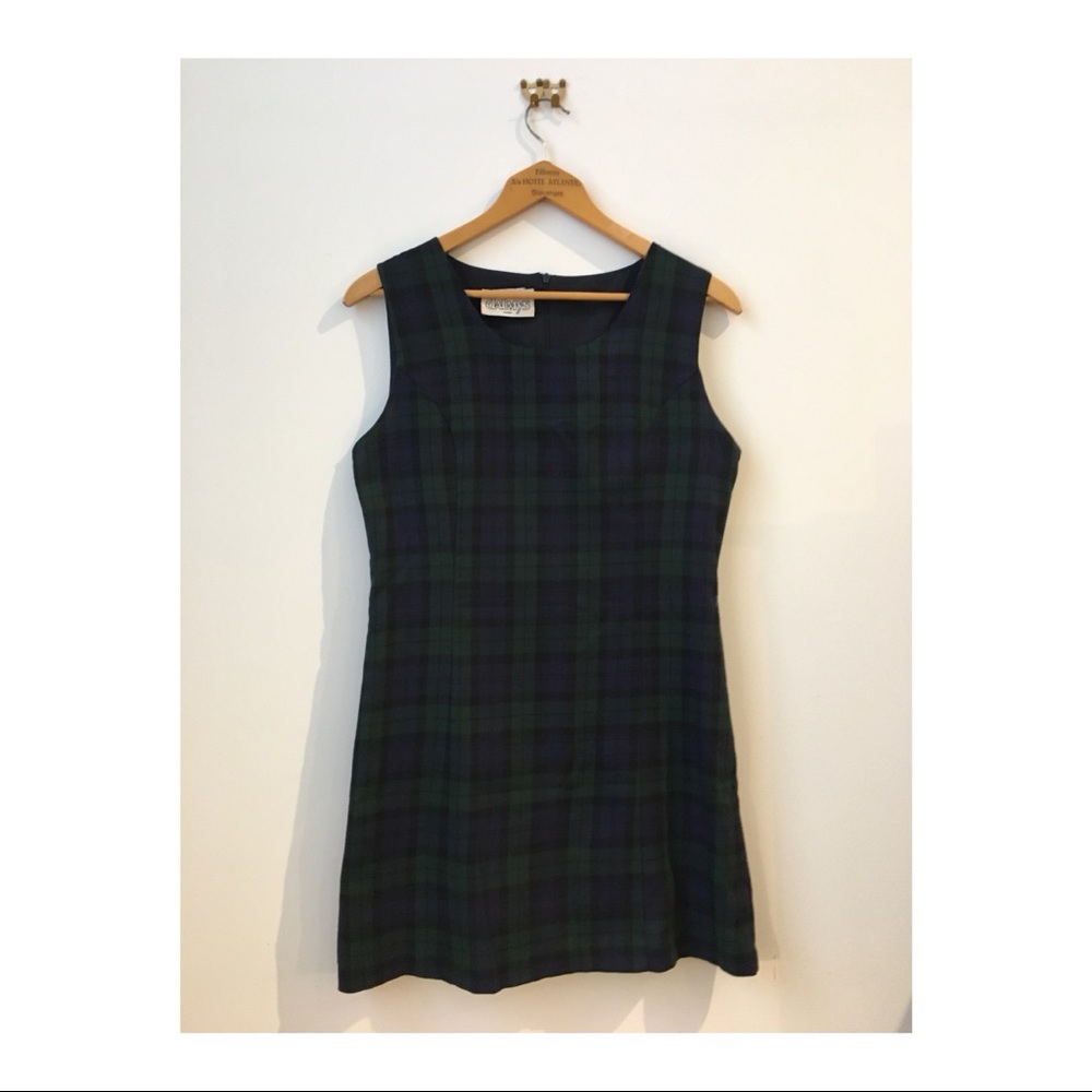 90’s vintage tartan mini dress
